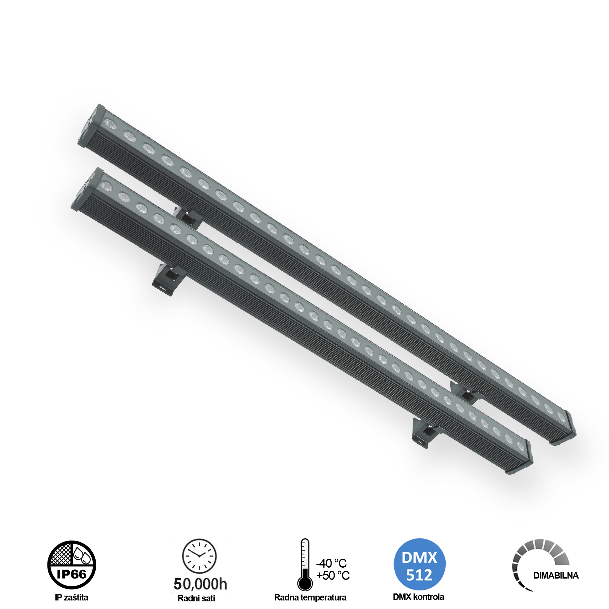 LED WASHER REFLEKTOR JM-057 18W-3000K-IP66-220V - Image 2
