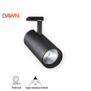 LED REFLEKTOR ŠINSKI JM 4068 10W 3000K 36° CRNI TROSTEPENI