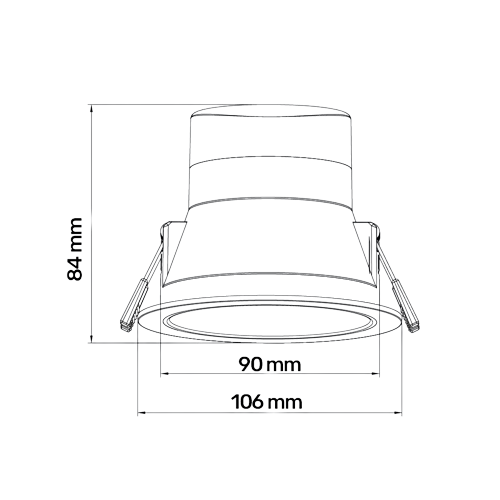 LED SVETILJKA JM-031 DIMABILNA 8W CCT 60° BELA - Image 5